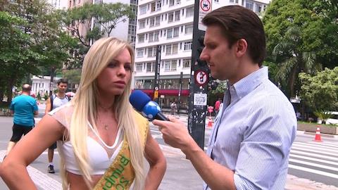 'Gosto de homem recatado', diz vencedora do Miss Bumbum  