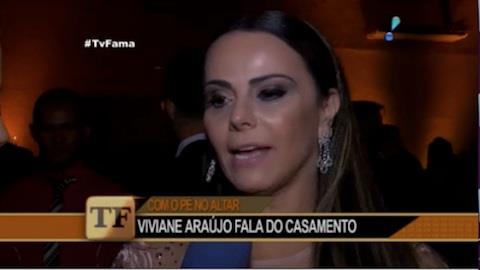 Viviane Araújo fala sobre preparativos para o casamento com Radamés