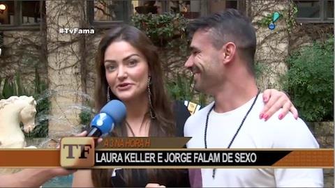 Laura Keller e Jorge Sousa falam sobre ensaio picante