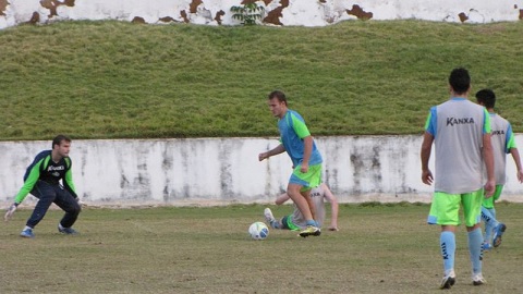 Jogadores fizeram último treino na sexta-feira (Foto: Paulo Sérgio Dantas/icasafc.com)