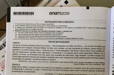 Usada em 2018 | Inep anula questão de prova de ciências humanas do Enem