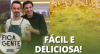 Estrogonofe de frango com palmito gratinado | Fica com a Gente