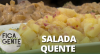 Bife ao molho de maionese com salada cítrica de batata