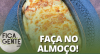 Panqueca de frango ao molho branco