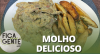 Tiras de carne ao molho de alho com batatas rústicas