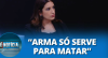 Samira Bueno reprova a política de armas do governo Bolsonaro