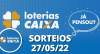 Loterias CAIXA: Quina, Super Sete, Lotofácil e Lotomania 27/05/2022