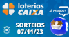 Loterias CAIXA: Mega-Sena, Quina, Lotofácil e mais 07/11/2023