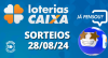 Loterias CAIXA: +Milionária, Quina e mais 28/08/2024