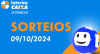 Loterias CAIXA: +Milionária, Quina e mais 09/10/2024