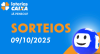 Loterias CAIXA: Mega-Sena, Dia de Sorte, Quina e mais 09/10/2025 #LoteriasC
