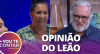 Leão opina sobre mãe de Virginia Fonseca no programa 'Sabadou': "Péssimo"