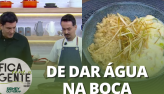 Tiras de frango ao molho de alho-por e farofa de limo | Fica com a Gente