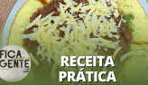 Polenta com ragu de carne moda