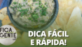 Patê de berinjela de micro-ondas