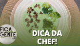 Sopa cremosa de brcolis e bacon