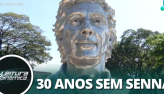 Busto de Senna em Interlagos foi um pedido da me do piloto