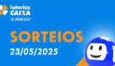 Loterias CAIXA: Quina, Dupla Sena, Super Sete e mais 23/05/2025