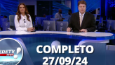 RedeTV News (27/09/24) | Completo