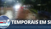 Temporais continuam causando estragos e transtorno em SP