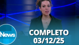 RedeTV! News (03/12/25) | Completo