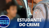 Flagrante, fuga e perseguio: suspeito  capturado aps tentar se esconder