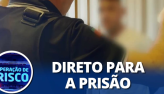 Suspeito fica nervoso na ao policial: 
