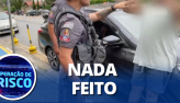 Homem tenta impedir apreensão: 