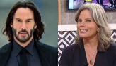 Maria Cndida revela detalhes de entrevista com Keanu Reeves