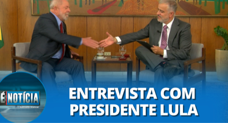 É Notícia entrevista Presidente Lula 02 02 23 Completo