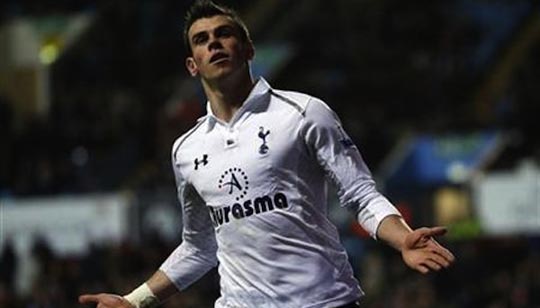 7) Tottenham (369 milhões de euros) - Maior transferência: Gareth Bale (100 milhões de euros)