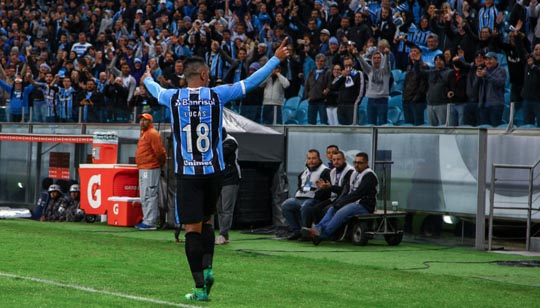 Fase de Grupos: Grêmio 4x1 Guarani-PAR - Arena do Grêmio