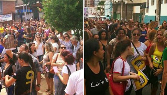 Manifestação em Pará de Minas