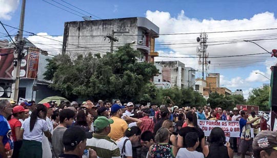 Protesto em Paraíba