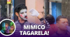O mímico do 'Encrenca' fala, grita e dá susto!