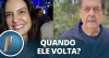 Luciana Cardoso fala sobre possível volta de Faustão à TV