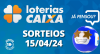 Loterias CAIXA: Quina, Super Sete e mais 15/04/2024