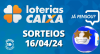 Loterias CAIXA: Mega-Sena, Quina, Lotofácil e mais 16/04/2024