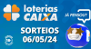 Loterias CAIXA: Quina, Super Sete e mais 06/05/2024