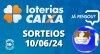Loterias CAIXA: Lotofácil, Super Sete e mais 10/06/2024