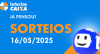 Loterias CAIXA: Quina, Dupla Sena, Super Sete e mais 16/05/2025