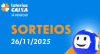 Loterias CAIXA: +Milionária, Super Sete e mais 26/11/2025