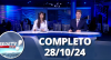 RedeTV News (28/10/24) | Completo