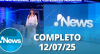 RedeTV! News (12/07/25) | Completo