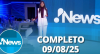 RedeTV! News (09/08/25) | Completo