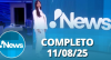 RedeTV! News (11/08/25) | Completo