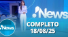 RedeTV! News (18/08/25) | Completo