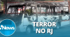 Terror na Ilha do Governador! Traficantes tomam 12 ônibus e fecham vias