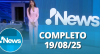 RedeTV! News (19/08/25) | Completo