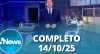 RedeTV! News (14/10/2025) | Completo